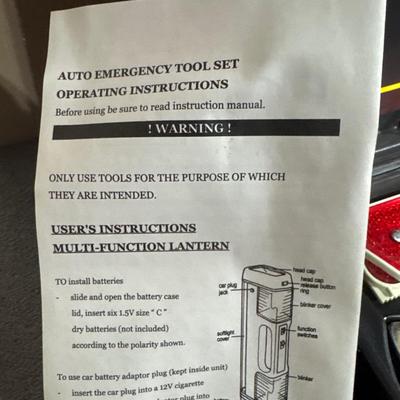Auto Emergency Tool Set