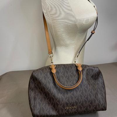 Michael Kors Kirby large brown Satchel New
