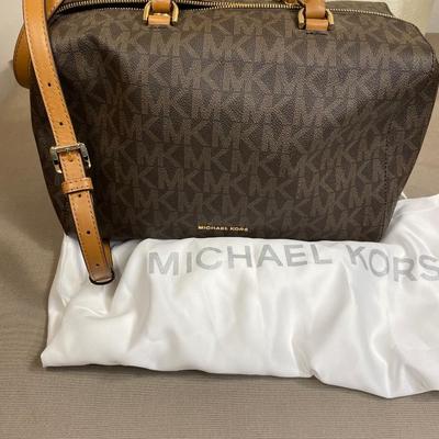 Michael Kors Kirby large brown Satchel New