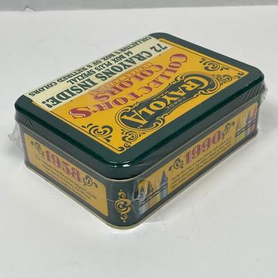11991 Complete Sealed Crayola 72 Crayon Tin Collector's With Retired Colors