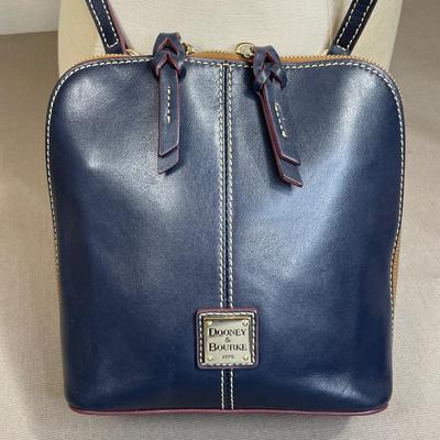 Dooney & Bourke Navy Leather 3 piece set