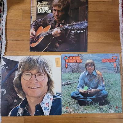 Lot of 3 John Denver albums