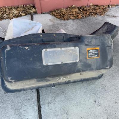 John Deere 2 Bagger Mower Bag Attachment with Connector Piece