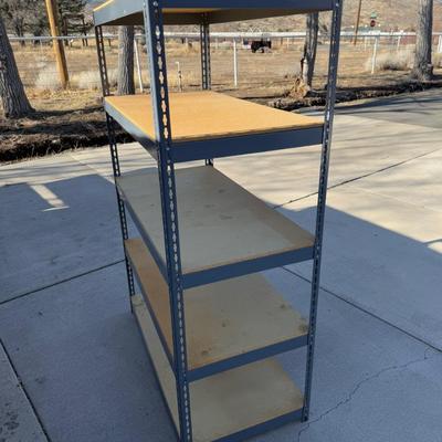 Metal and Wood Shelf