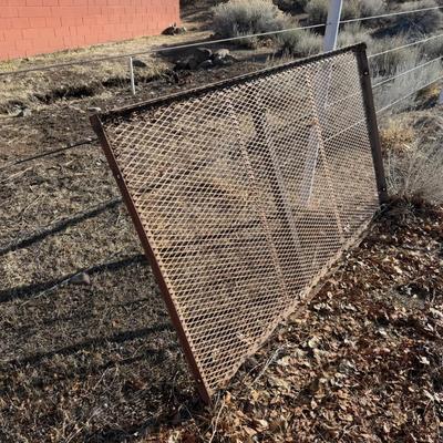 Large Steel Grate in Heavy Steel Frame