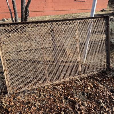 Large Steel Grate in Heavy Steel Frame