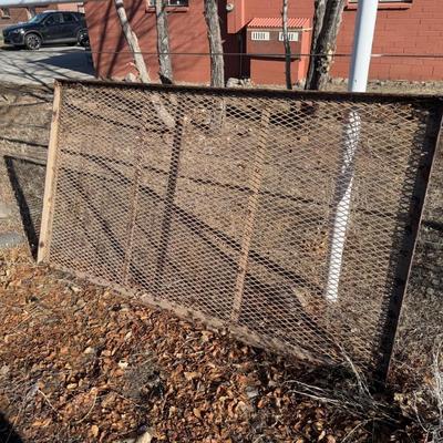 Large Steel Grate in Heavy Steel Frame