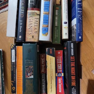 Box of recent release books