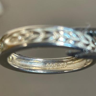 Sterling silver ring 9