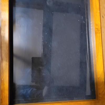 Shadowbox with glass