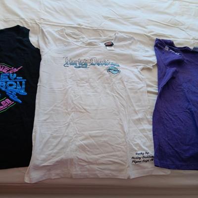 LADIES HARLEY DAVIDSON SHIRTS SIZE XL