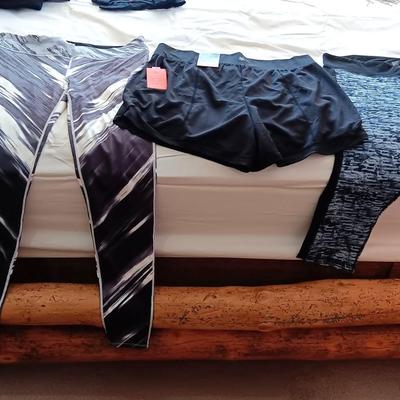 LADIES WORKOUT PANTS AND SHORTS SIZE XL