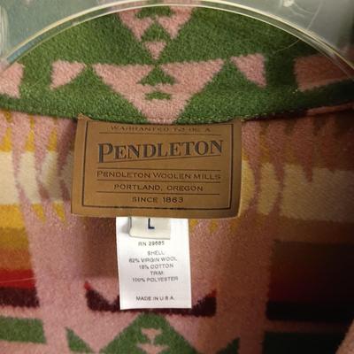 LADIES PENDLETON WOOL JACKET SIZE LARGE