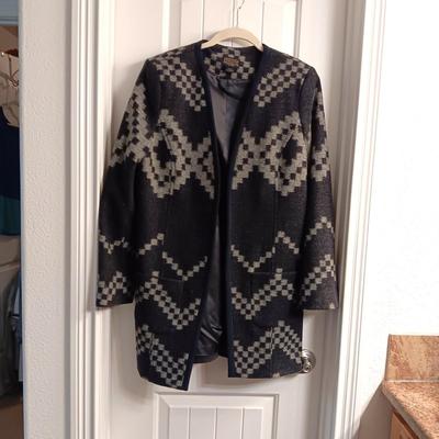 LADIES SILK LINED PENDLETON WOOL SWEATER SIZE LARGE