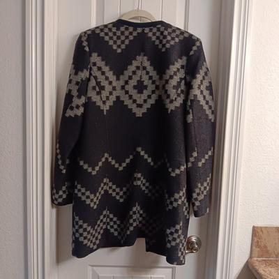 LADIES SILK LINED PENDLETON WOOL SWEATER SIZE LARGE