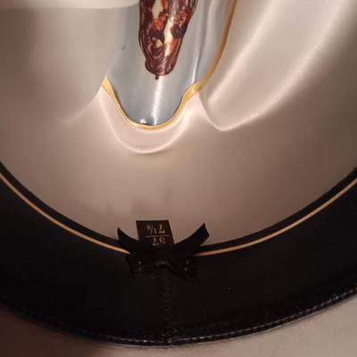 STETSON FELT HAT WITH HARD SIDED CASE SIZE 7 1/8