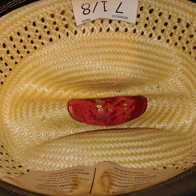 2 WESTERN HATS SIZE 7 1/8