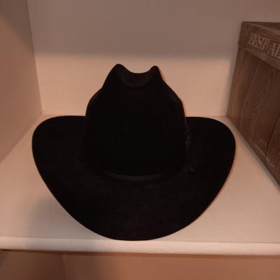 STALLION WESTERN FELT HAT SIZE 7 1/4