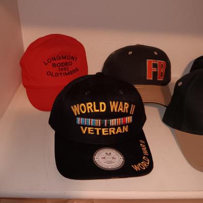 AN ASSORTMENT OF BALL CAPS