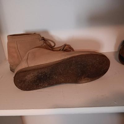 ROPER SUEDE SHOES AND LIKE NEW TWISTED X CASUAL SHOES SIZE 11