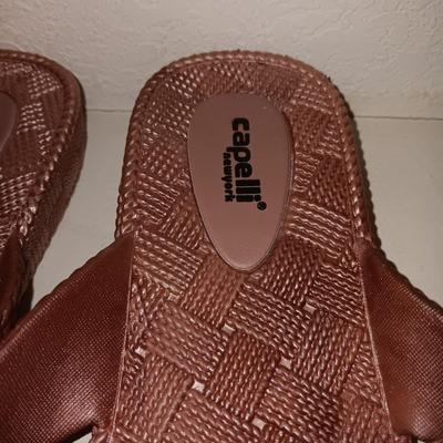 3 PAIRS OF LADIES SANDALS SIZE 11