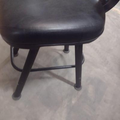 Set of 8 Gary Platt Commercial Grade Cushioned Seat and Back Slot Chair