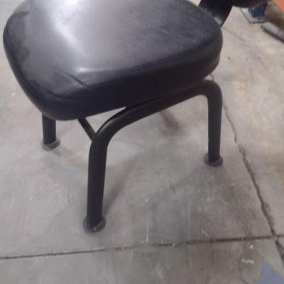 Set of Three Gary Platt Commercial Grade Cushioned Seat and Back Slot Chair