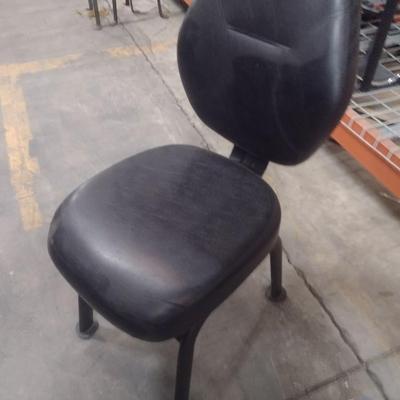 Set of Four Gary Platt Commercial Grade Cushioned Seat and Back Slot Chair