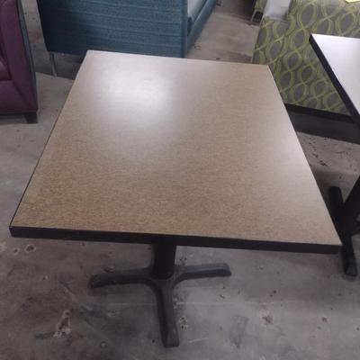 Pair of Commercial 2-Top Dining Table with Metal Post Choice C