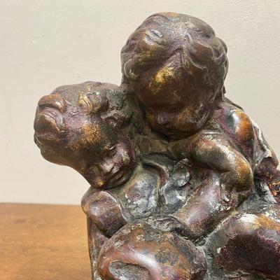 Resin Statue 2 Young Boys