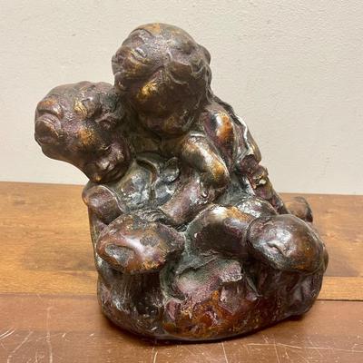 Resin Statue 2 Young Boys