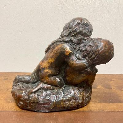 Resin Statue 2 Young Boys