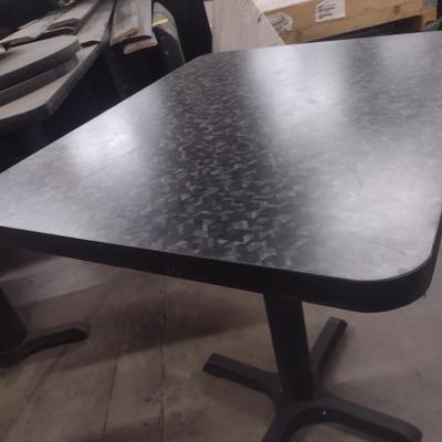 Commercial Grade Four Top Dinging Table Geometric Pattern