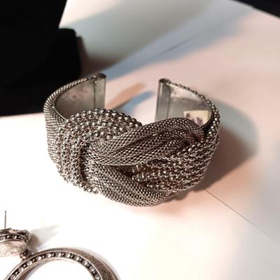 SILVER-TONE COSTUME JEWELRY