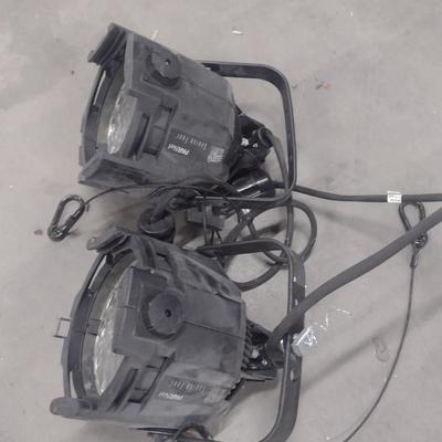 Pair of Stage Spotlights Plug-In Used No Box