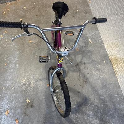 Vintage purple power light bike