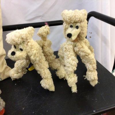 Very Cool Cloth Poodle Dog Sets and Dog Pillow