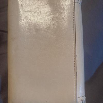 Coach Cream and Gold Wallet