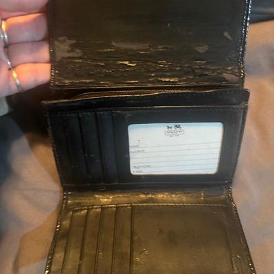 Coach Poppy Patent Leather Wallet