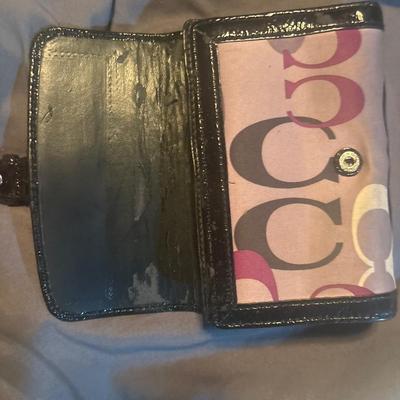 Coach Poppy Patent Leather Wallet