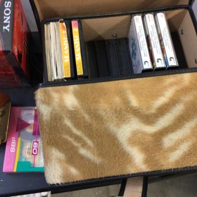 Radios, Cassettes in Cowhide Holder, Blank Cassettes, Plus More