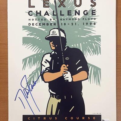 Dan Jansen signed Lexus Challenge program 