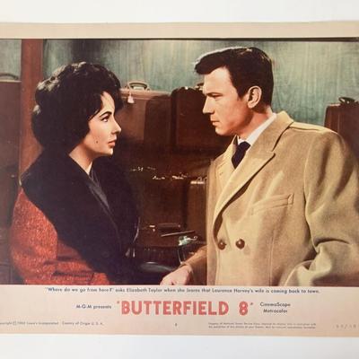 BUtterfield 8 original 1960 vintage lobby card