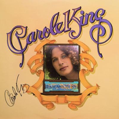 Carole King signed Wrap Around Joy album