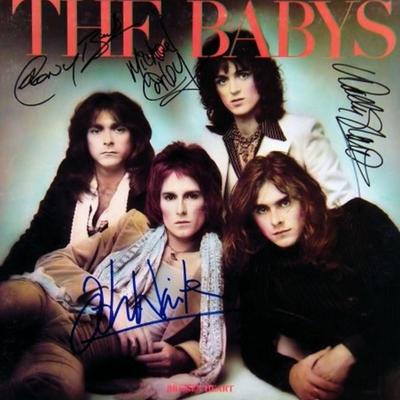 The Baby's signed Broken Heart album