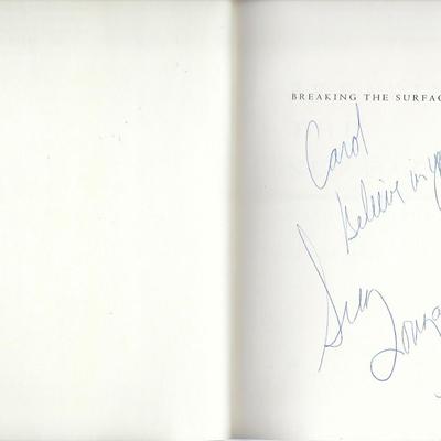 Greg Louganis signed book