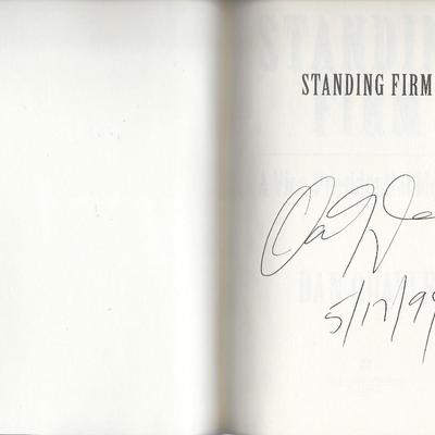 Dan Quayle signed book