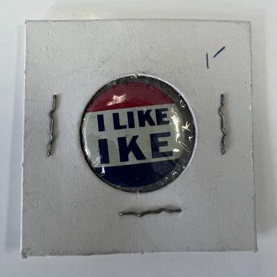I Like Ike campaign pin 
