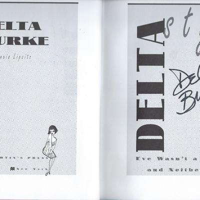 Delta Burke signed book