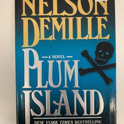 Plum Island Nelson DeMille signed book